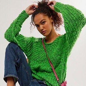 Free People Women’s “In a Swirl” Pullover Sweater